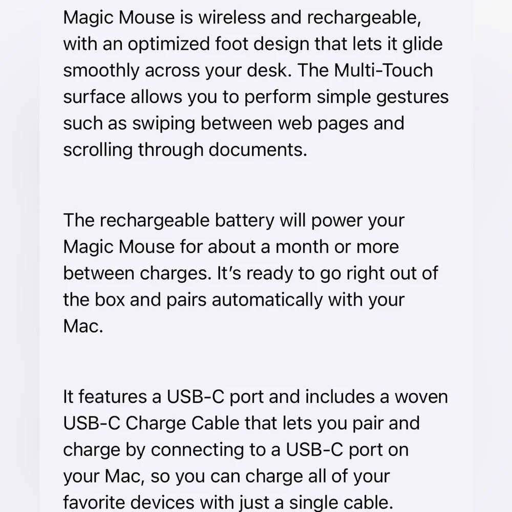 NWT - Apple Magic Mouse